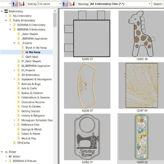 Bernina embroidery software sales